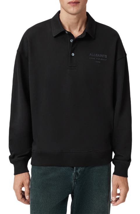 Xander Logo Graphic Polo Sweatshirt