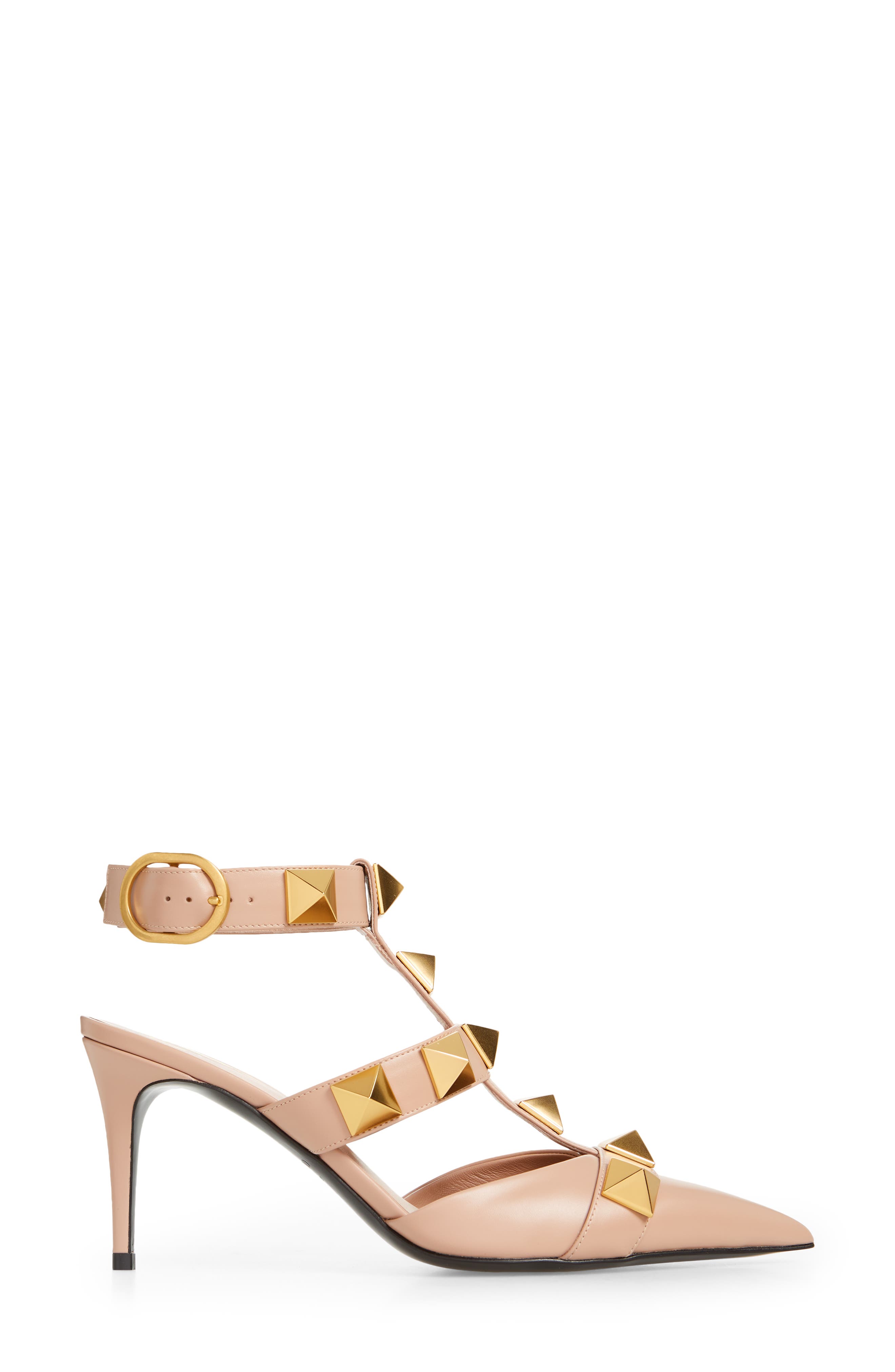 Valentino Garavani Roman Stud T-Strap Pump, Alternate, color, 