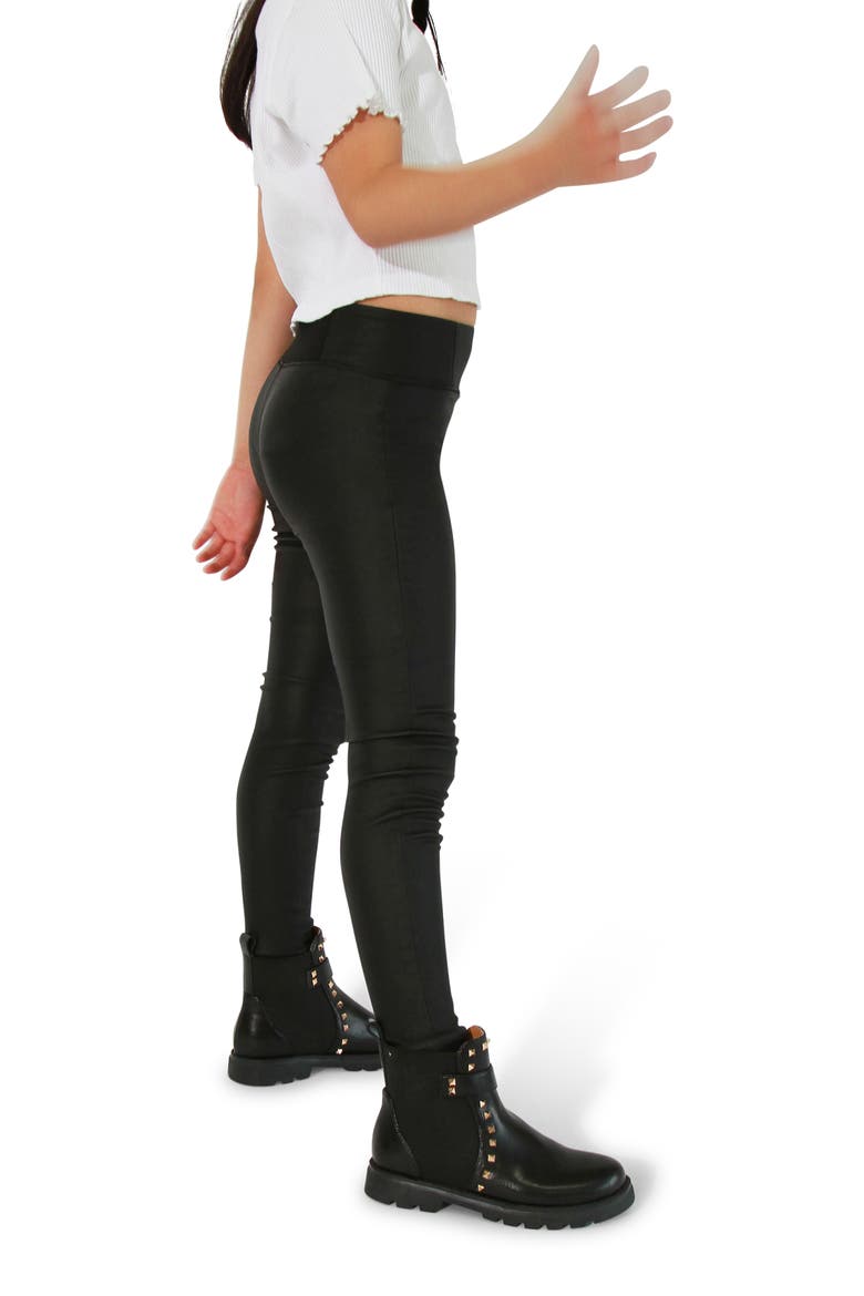 City Slicker Mini Coated Legging, Alternate, color, Black