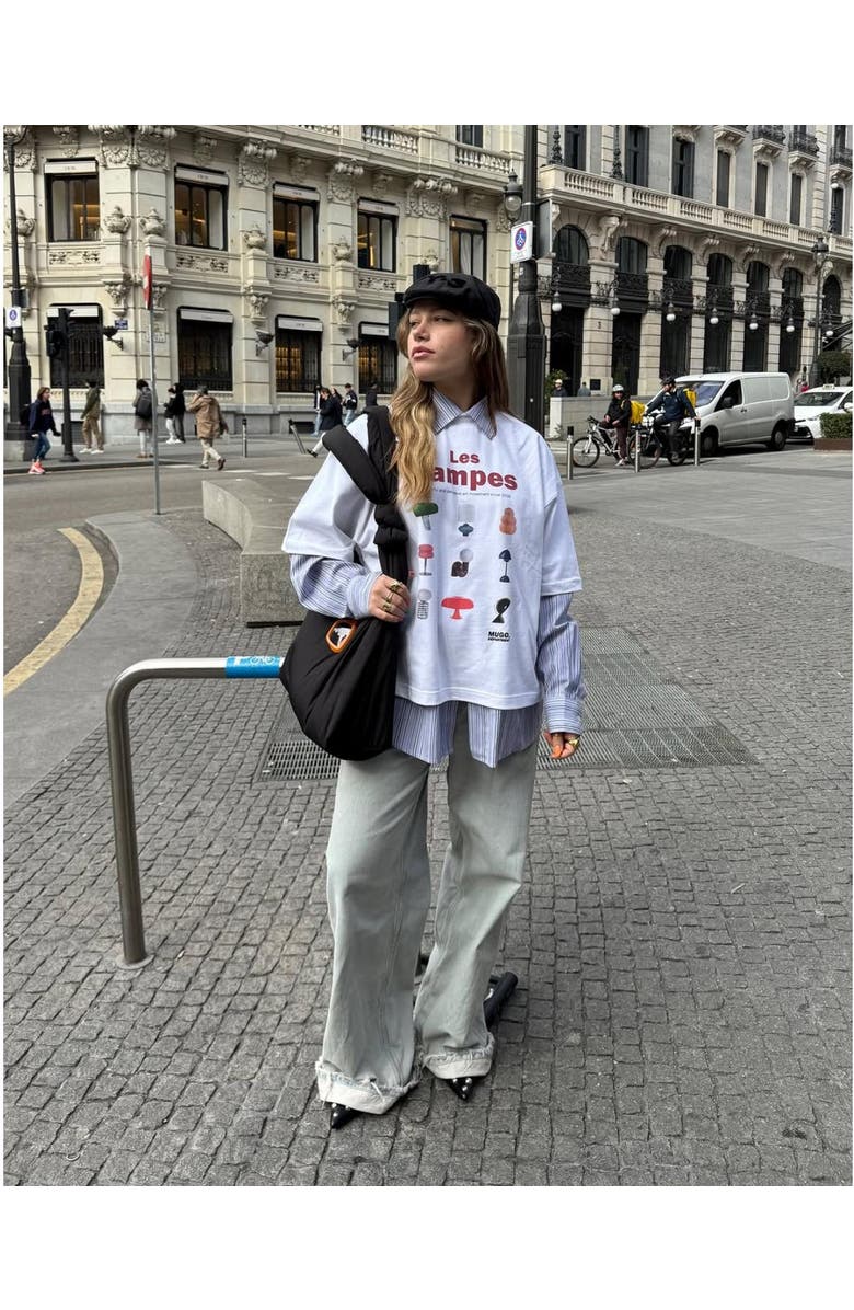 LEFRIK Biwa Puffy Bag, Alternate, color, Deep Black