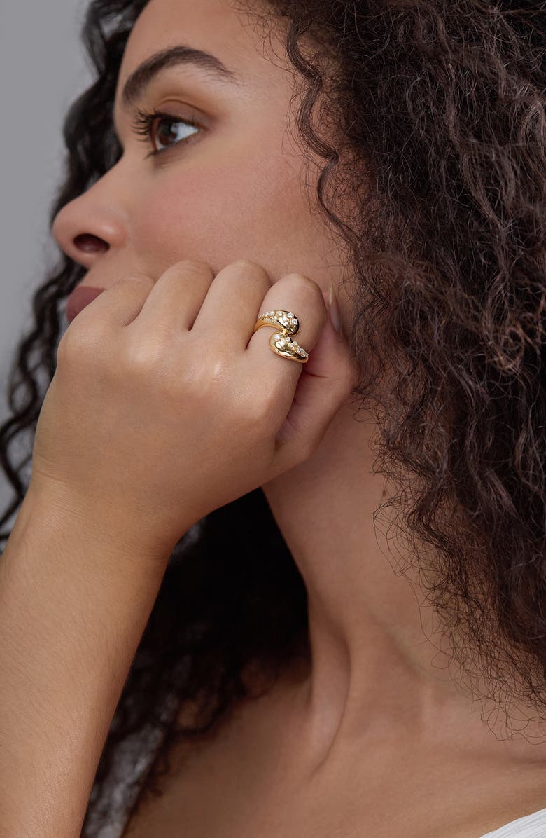 Bony Levy 18K Gold Mika Diamond Crossover Ring, Alternate, color,