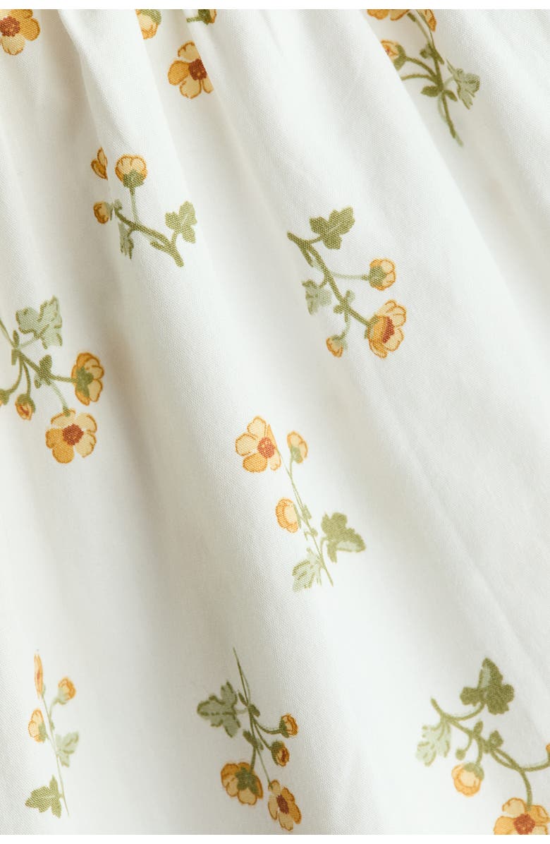 H&M Cotton Dress, Alternate, color, White/Floral