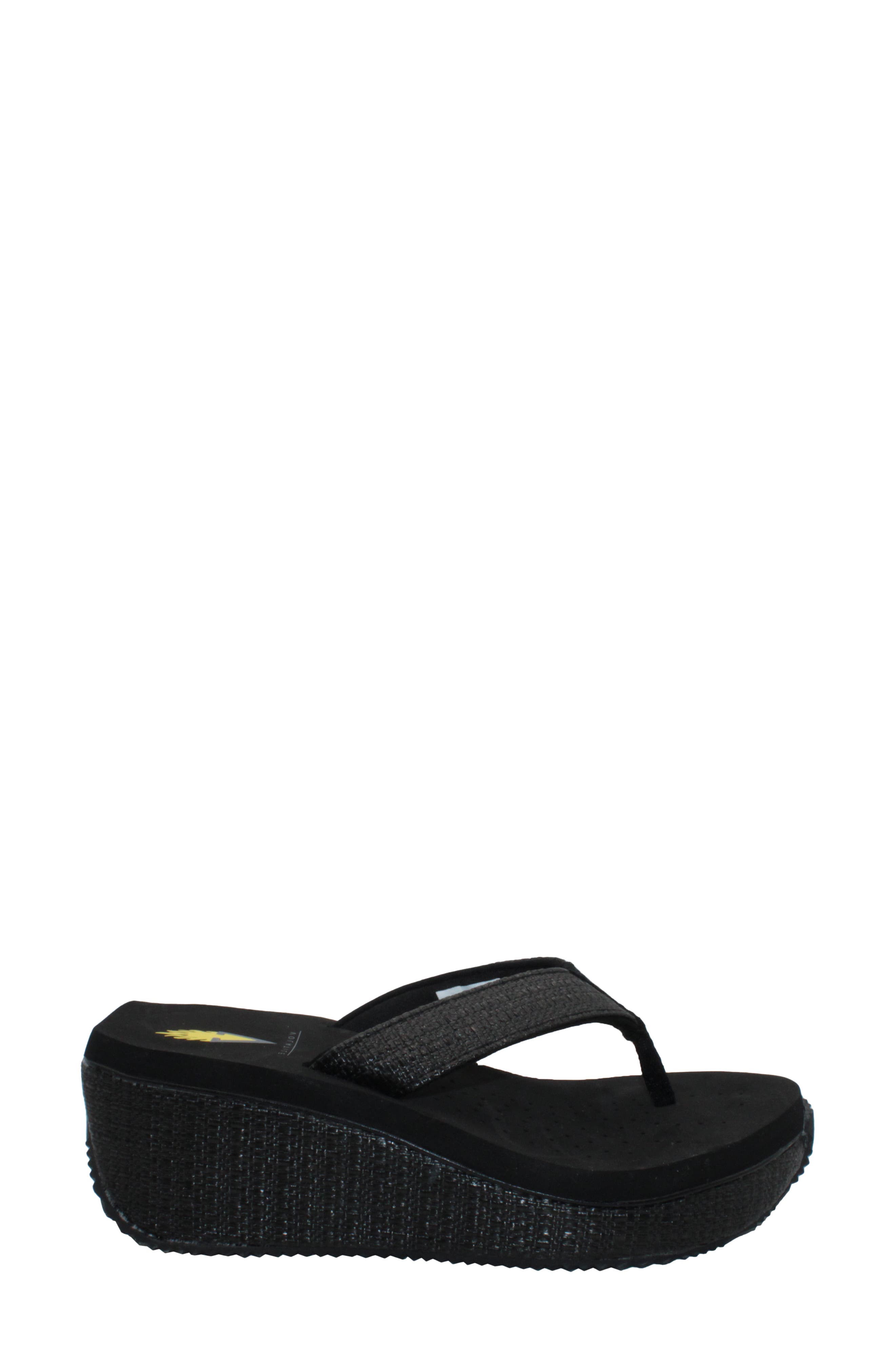 Volatile Bahama Platform Wedge Flip Flop, Alternate, color, 