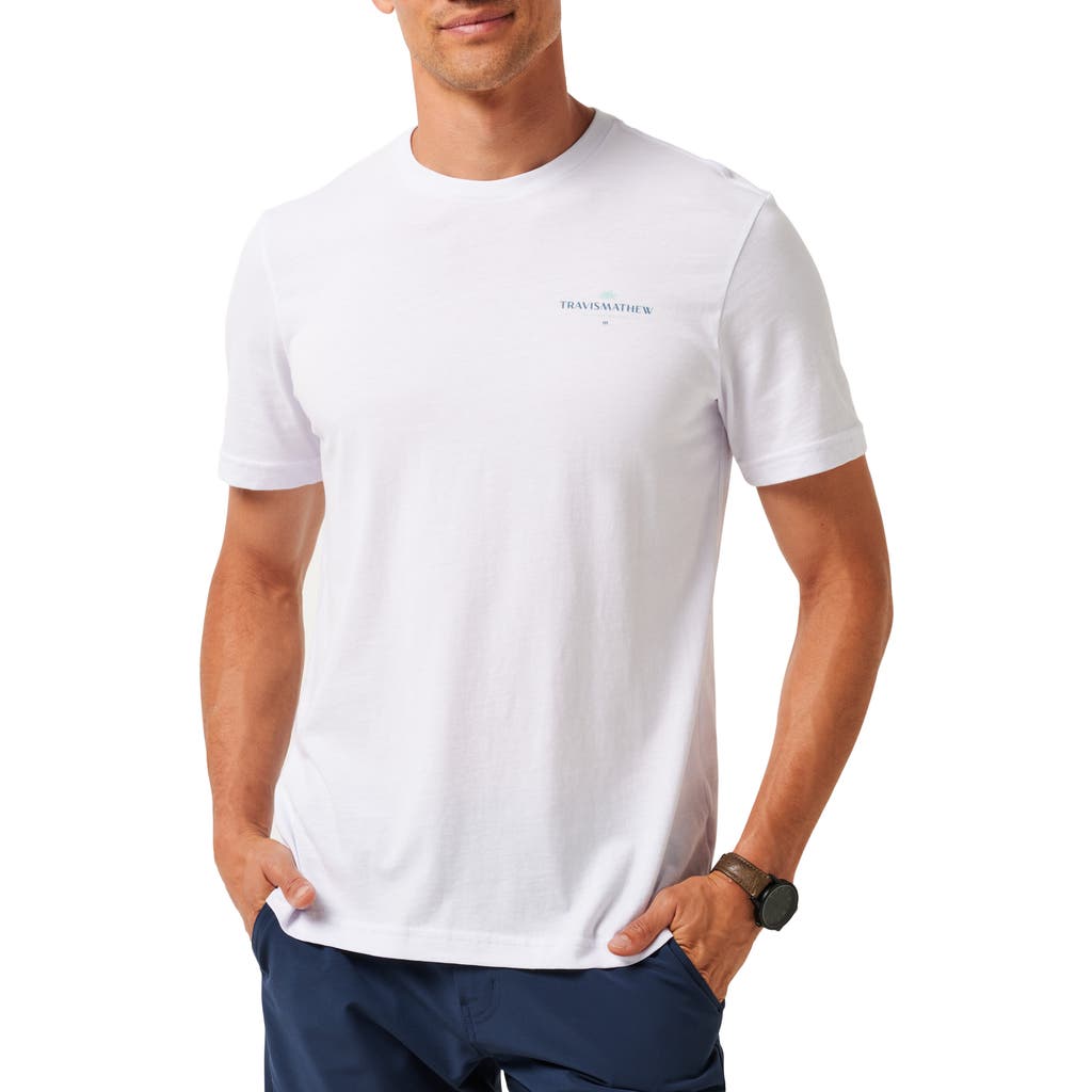 TravisMathew Acropolis Graphic T-Shirt in White  product