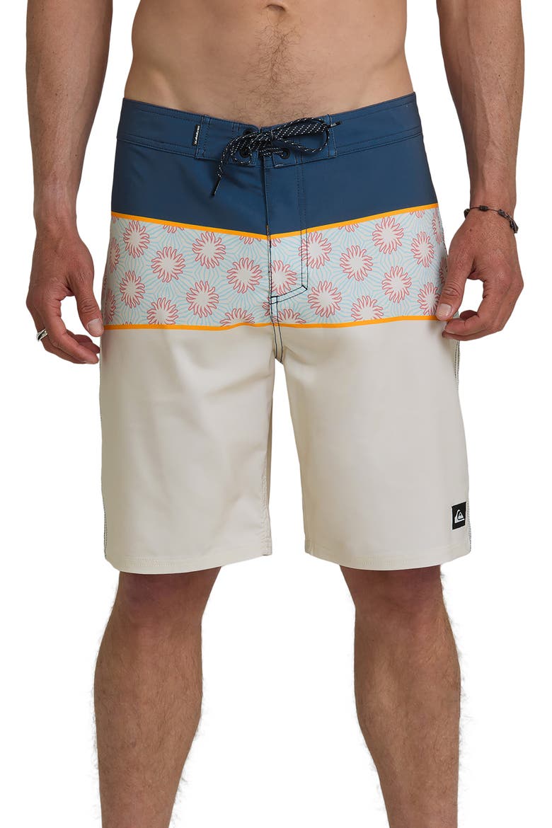 Surfsilk Panel 20" Board Shorts, Main, color, BONE WHITE
