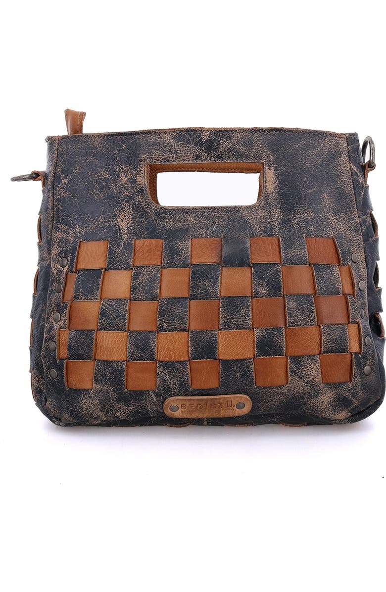 Bed Stu Keiki Handbag, Alternate, color, Black Lux Tan Rustic