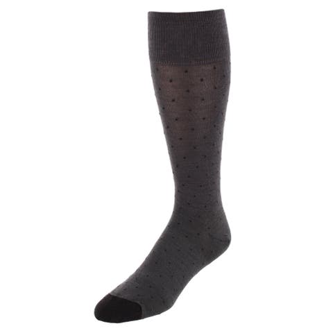 Croix Polka Dot Patterned Mid-Calf Merino Wool Socks