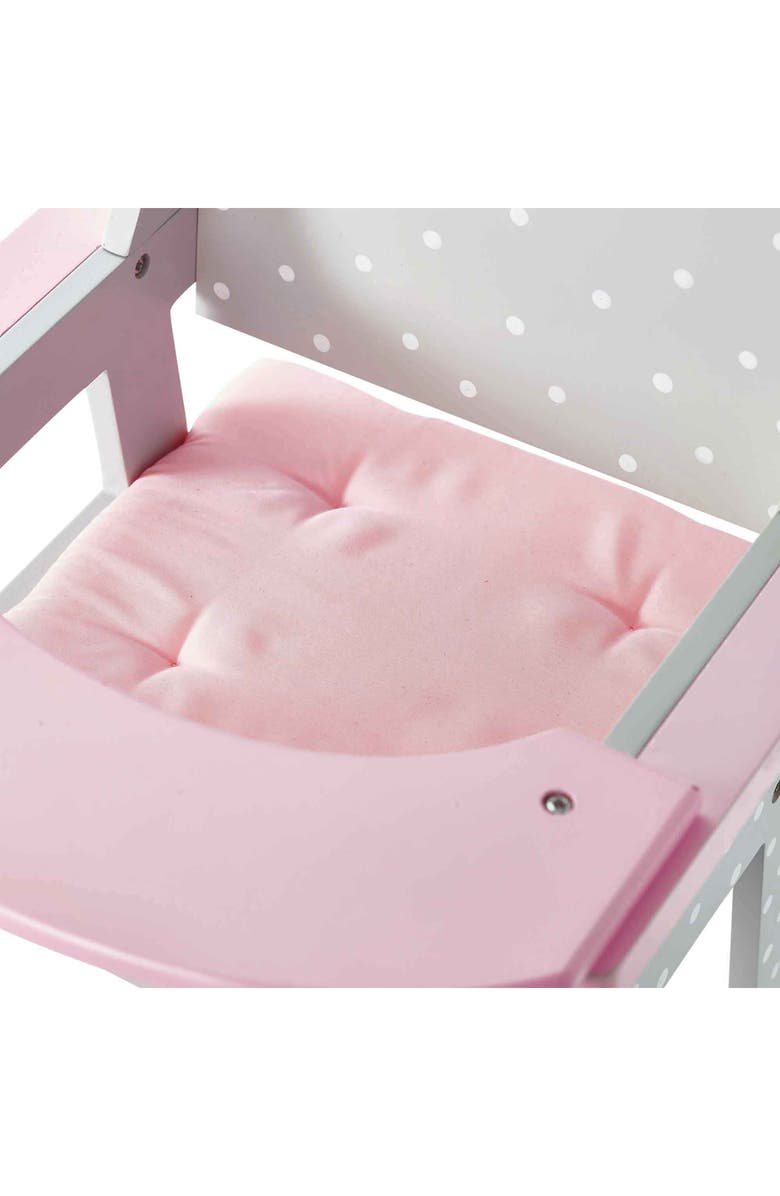 Teamson Kids Olivia's Little World Baby Doll High Chair, Alternate, color, Gray