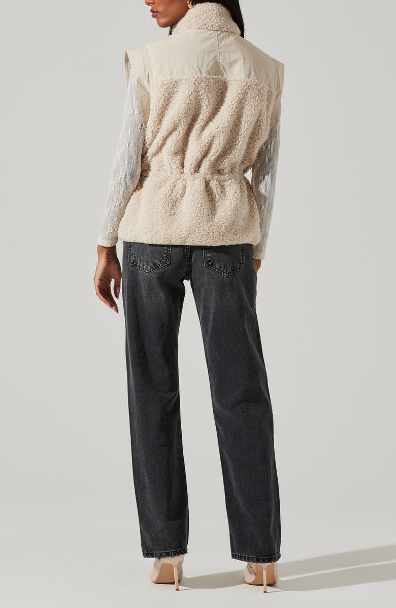 ASTR the Label Ivania Fleece Trim Vest, Alternate, color,