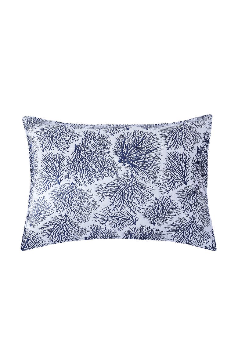 Blue Coral Jaquard Coverlet, Alternate, color, Blue