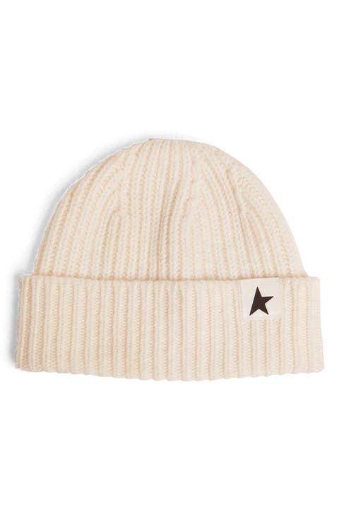 Damian Star Cuff Rib Beanie