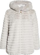 Gallery Hooded Faux Fur Jacket