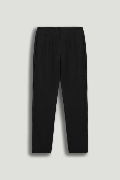 Nocturne Sculpt High-rise Cigarette Trousers In Black