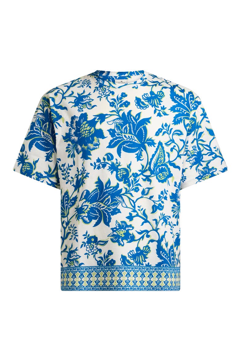 Soho Floral T-Shirt, Alternate, color, STAMPA F.DO BIANCO