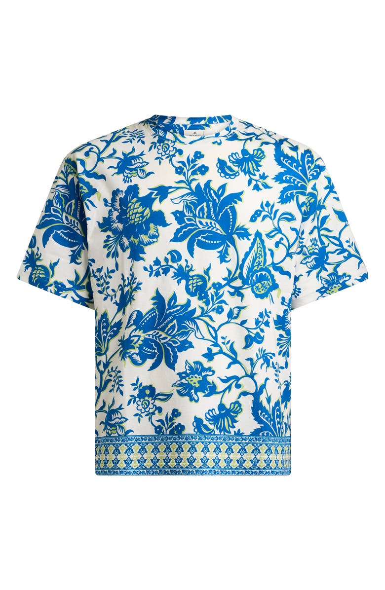 Etro Soho Floral T-Shirt, Alternate, color, Stampa F.do Bianco