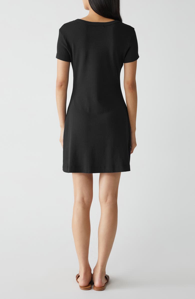 Michael Stars Liza Swing Cotton T-Shirt Dress, Alternate, color, 