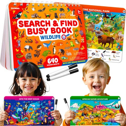 Kids Handwriting and Search & Find Activity Cards Set