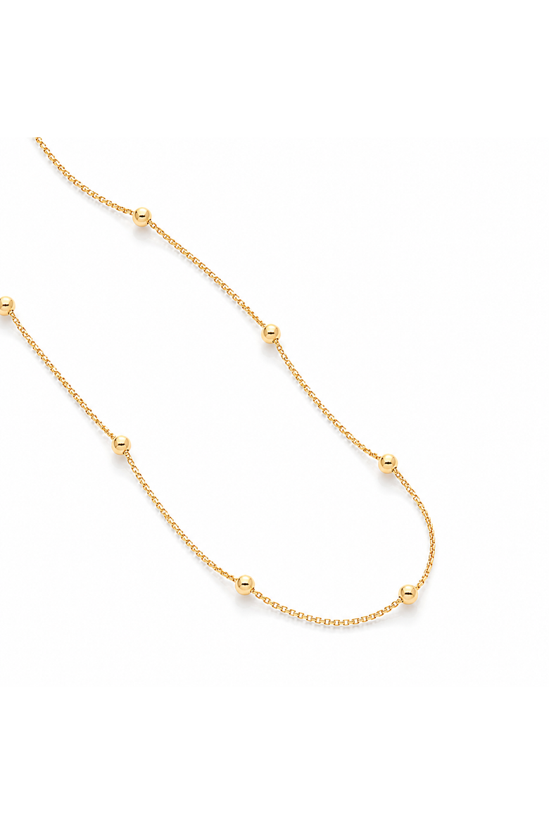 Dainty Dot Necklace, Main, color, Gold