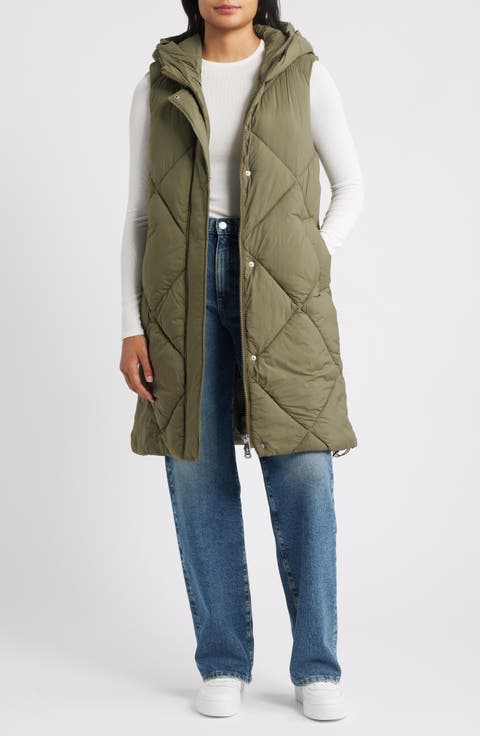 Quilted Hooded Puffer Vest