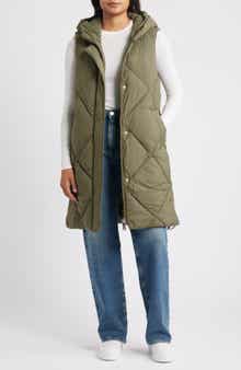 Sam Edelman Quilted Hooded Puffer Vest
