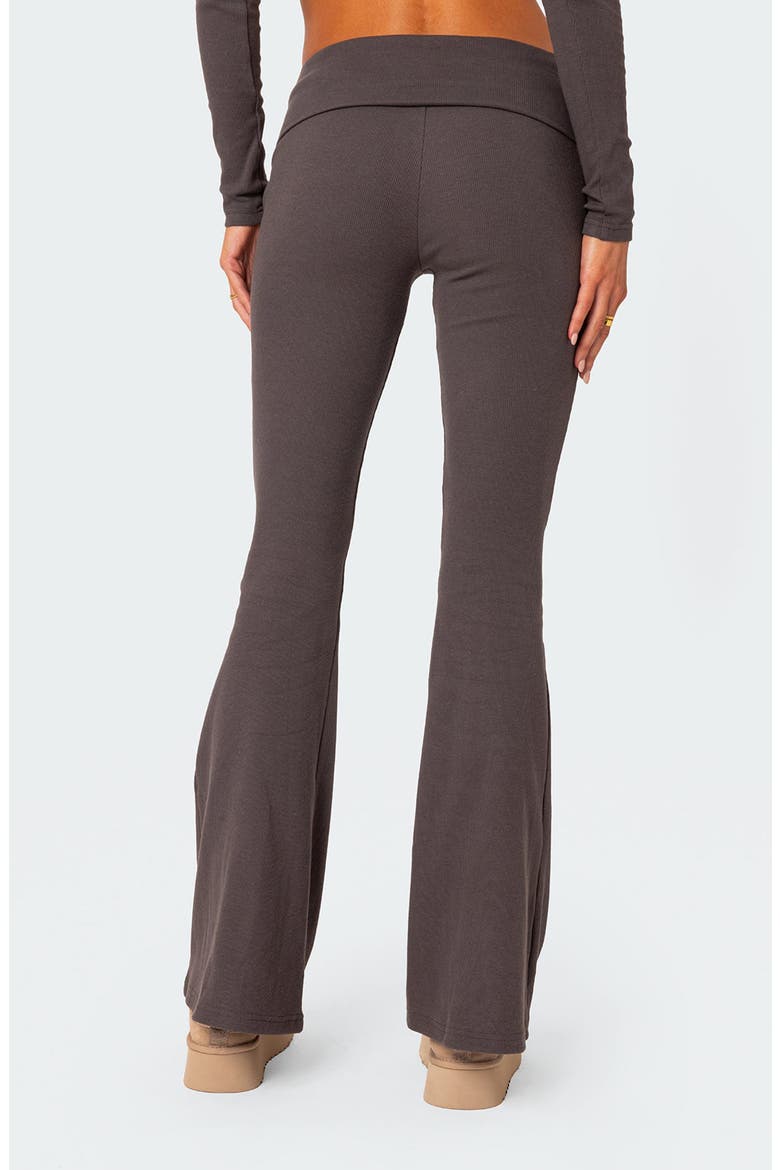 Coffee Break Rib Flare Leggings, Alternate, color, DARK-GRAY