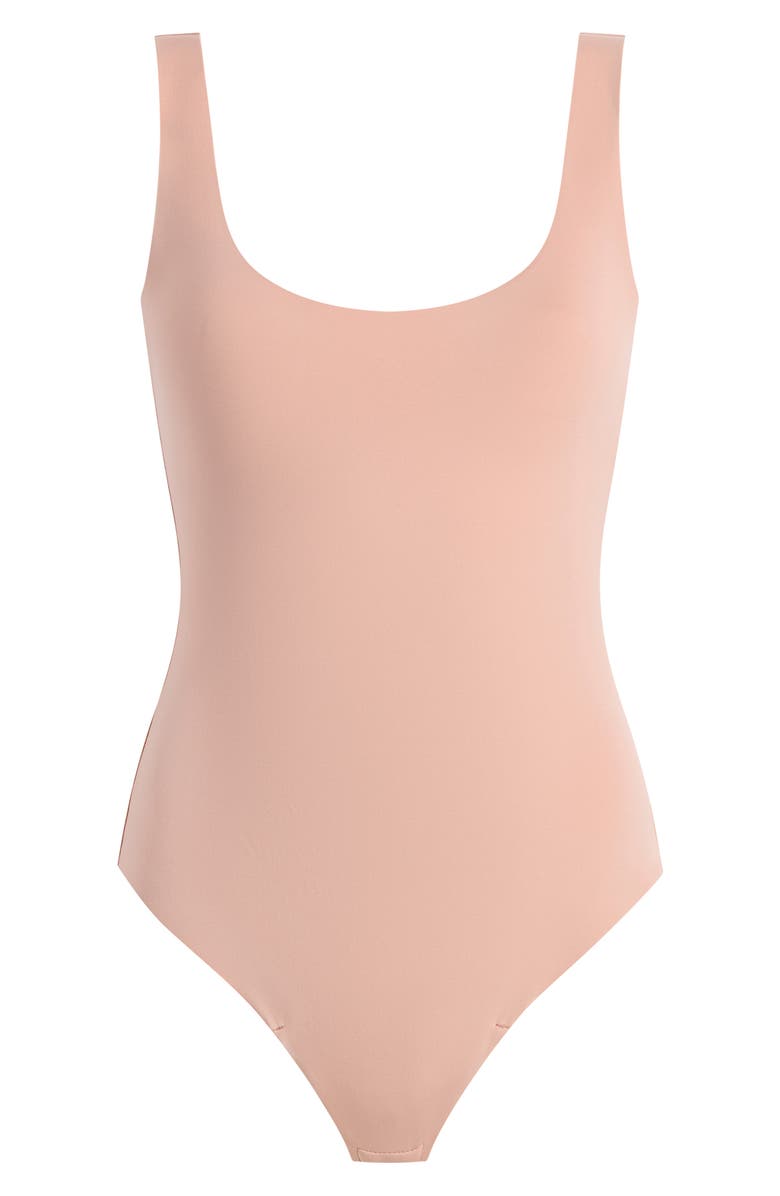 Commando Neoprene Tank Bodysuit, Alternate, color, Desert Rose