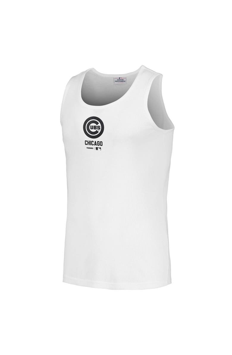 PLEASURES Men's PLEASURES  White Chicago Cubs Two-Pack Tank Top, Alternate, color, 