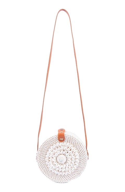 Ata Kauri Rattan Canteen Crossbody Bag