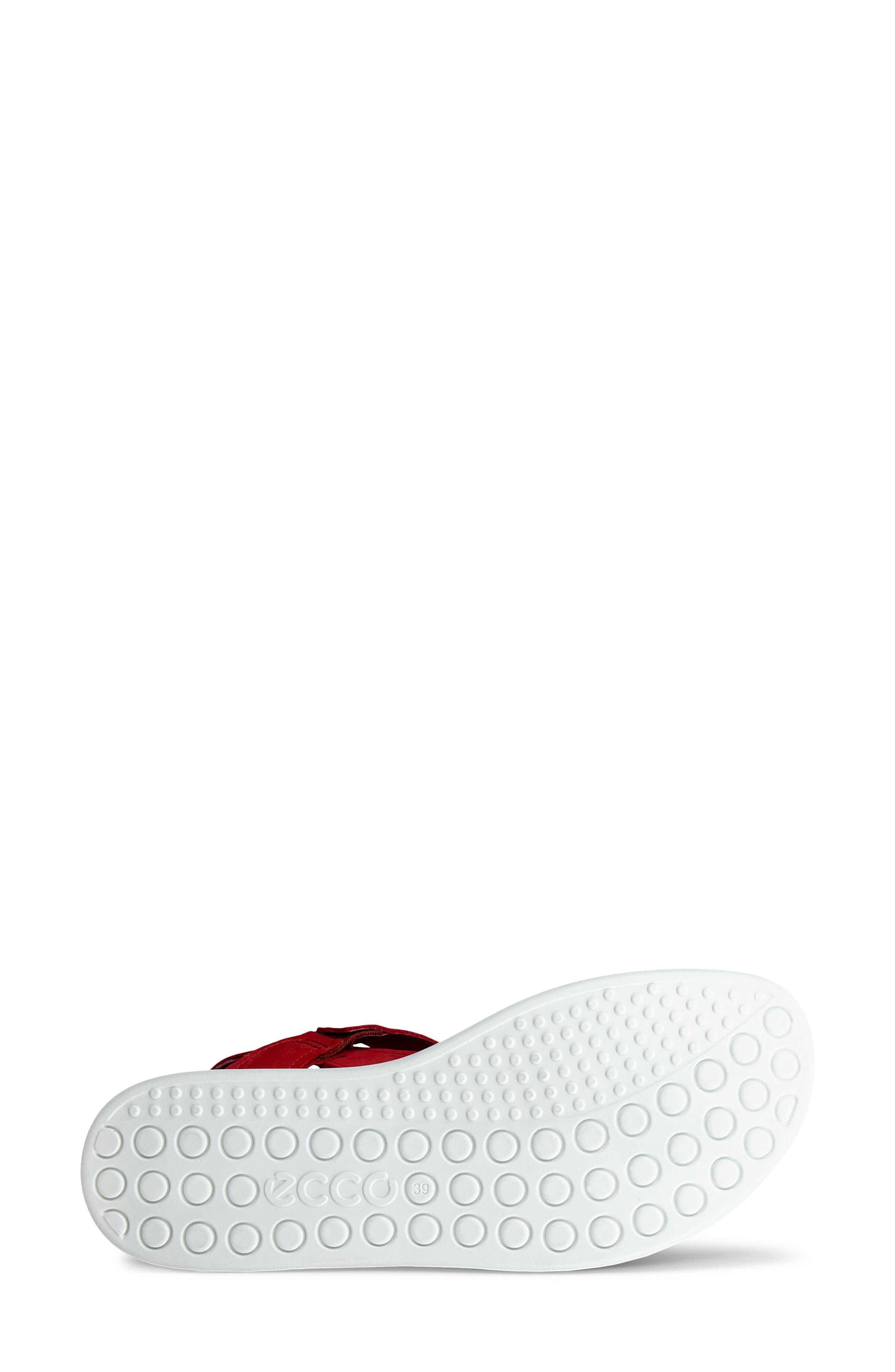 Soft Cross Strap Sandal, Alternate, color, CHILI RED