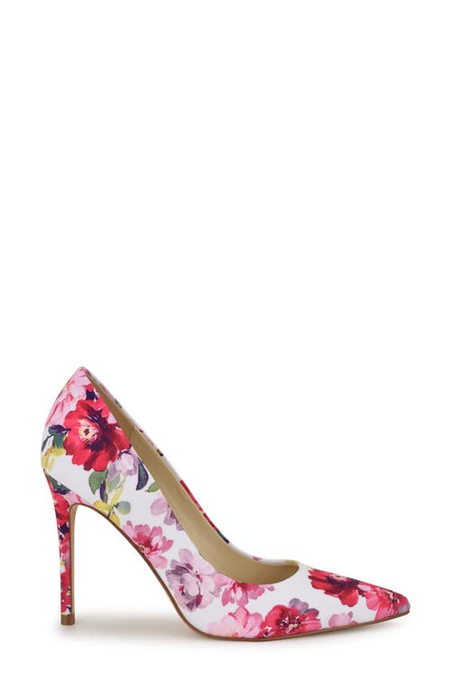 Nine West Fresh Pointed Toe Pump In Medium Pink