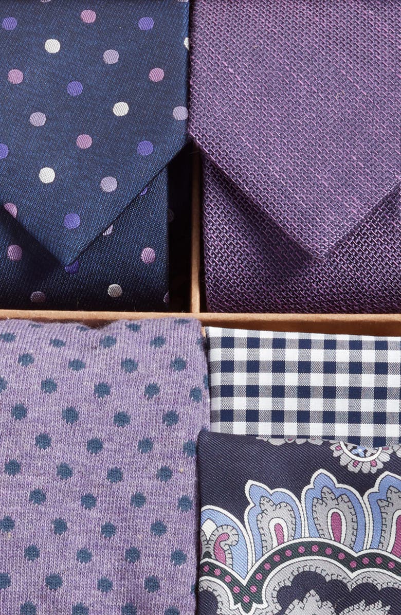 The Tie Bar Large Purple Style Box, Alternate, color, 