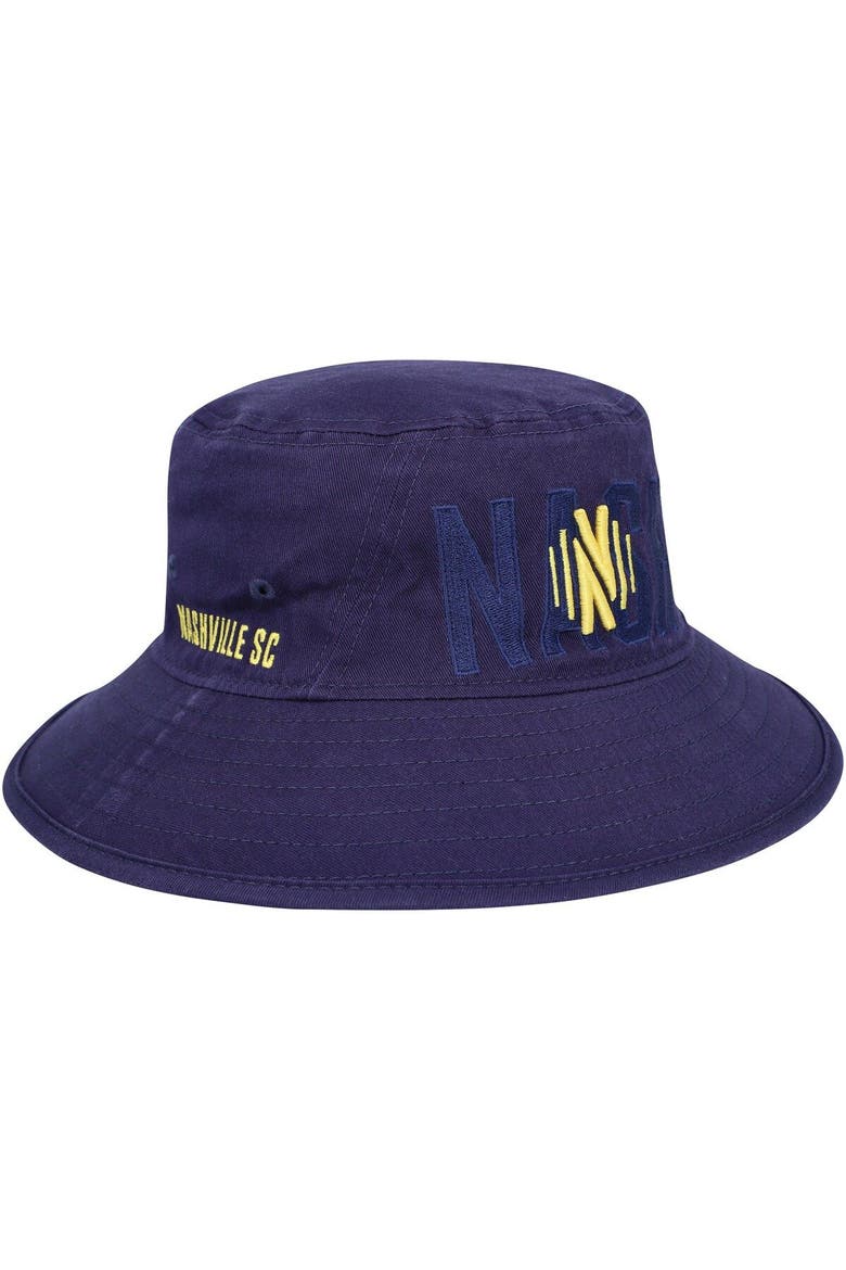 Men's New Era Navy Nashville SC Kick Off Bucket Hat, Alternate, color, Navy