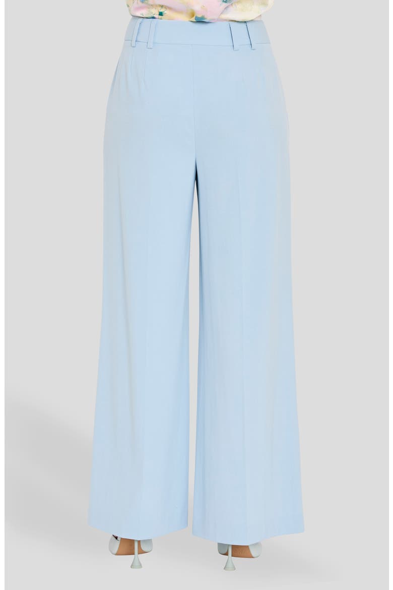 Pleated Wide Leg Pants, Alternate, color, ICE BLUE