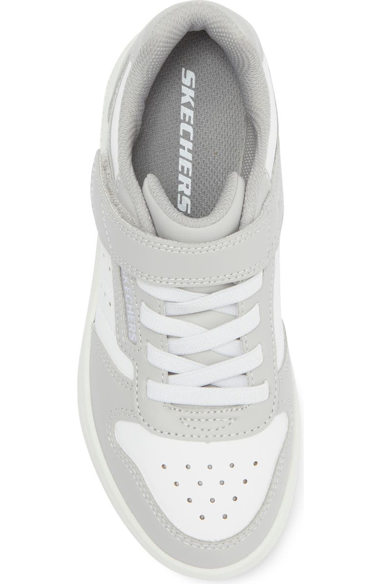 SKECHERS Kids' Quick Street Sneaker, Alternate, color, Light Gray/ White