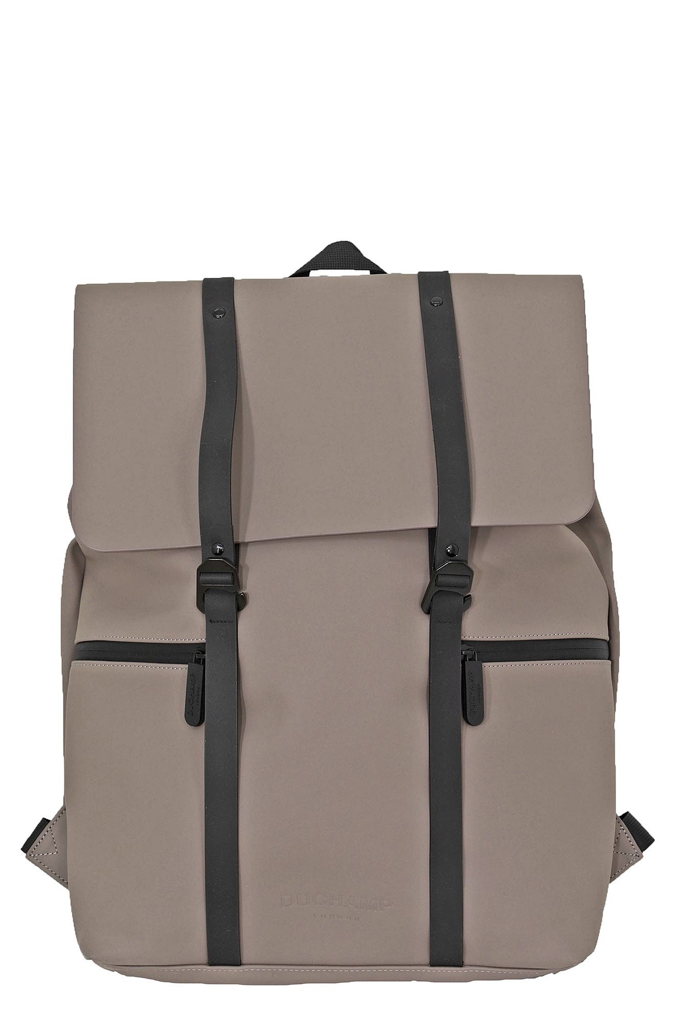 Duchamp Foldover Rubberized Backpack