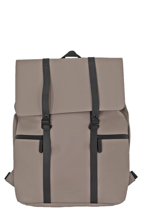 Foldover Rubberized Backpack