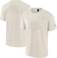 FANATICS Men's Fanatics Cream Charlotte Hornets Elements Iconic T-Shirt