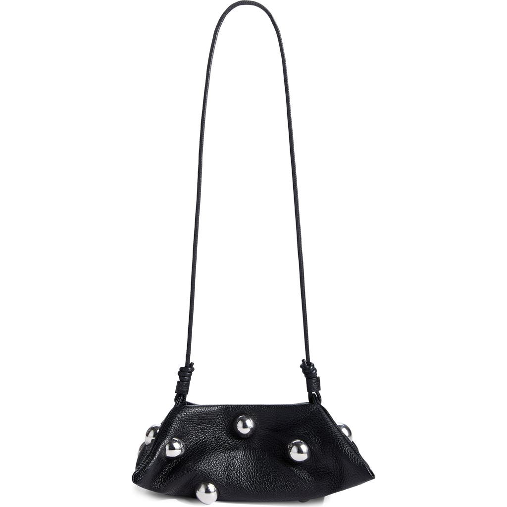 Altuzarra Mini Origami Studded Leather Crossbody Bag In Black