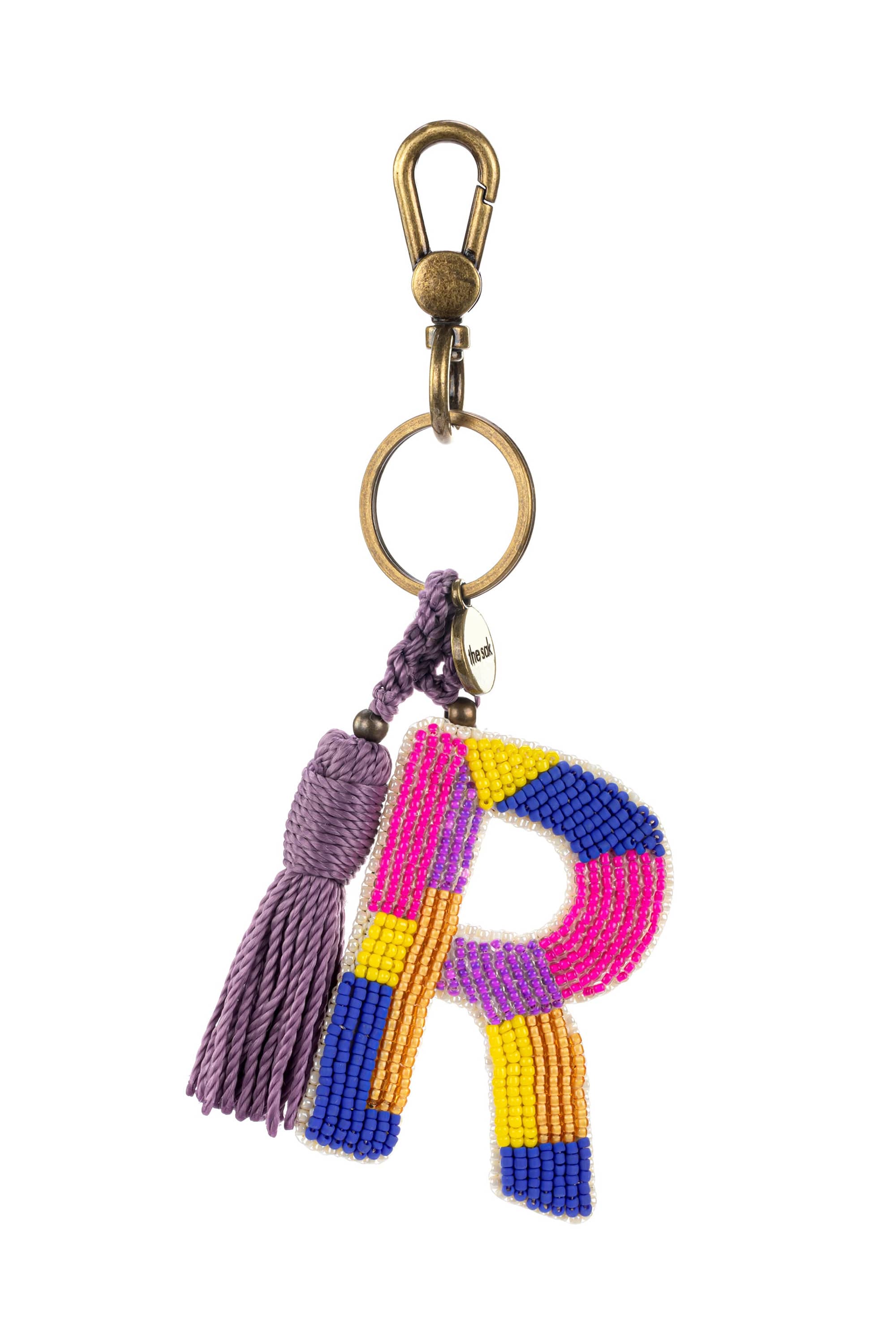 The Sak Yarnicharmz Hand Crochet Dangle - Letters, Main, color, R