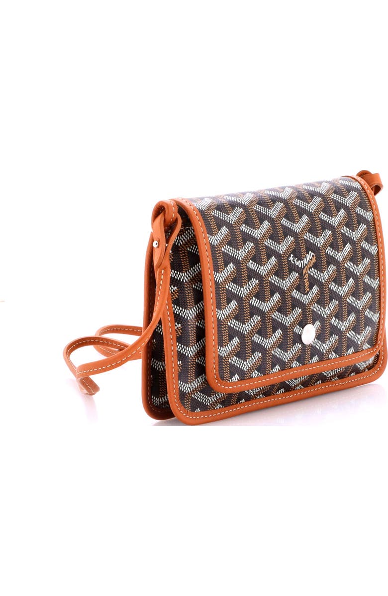 Pre-Owned Goyard Plumet Clutch Wallet Coated Canvas, Alternate, color, Brown