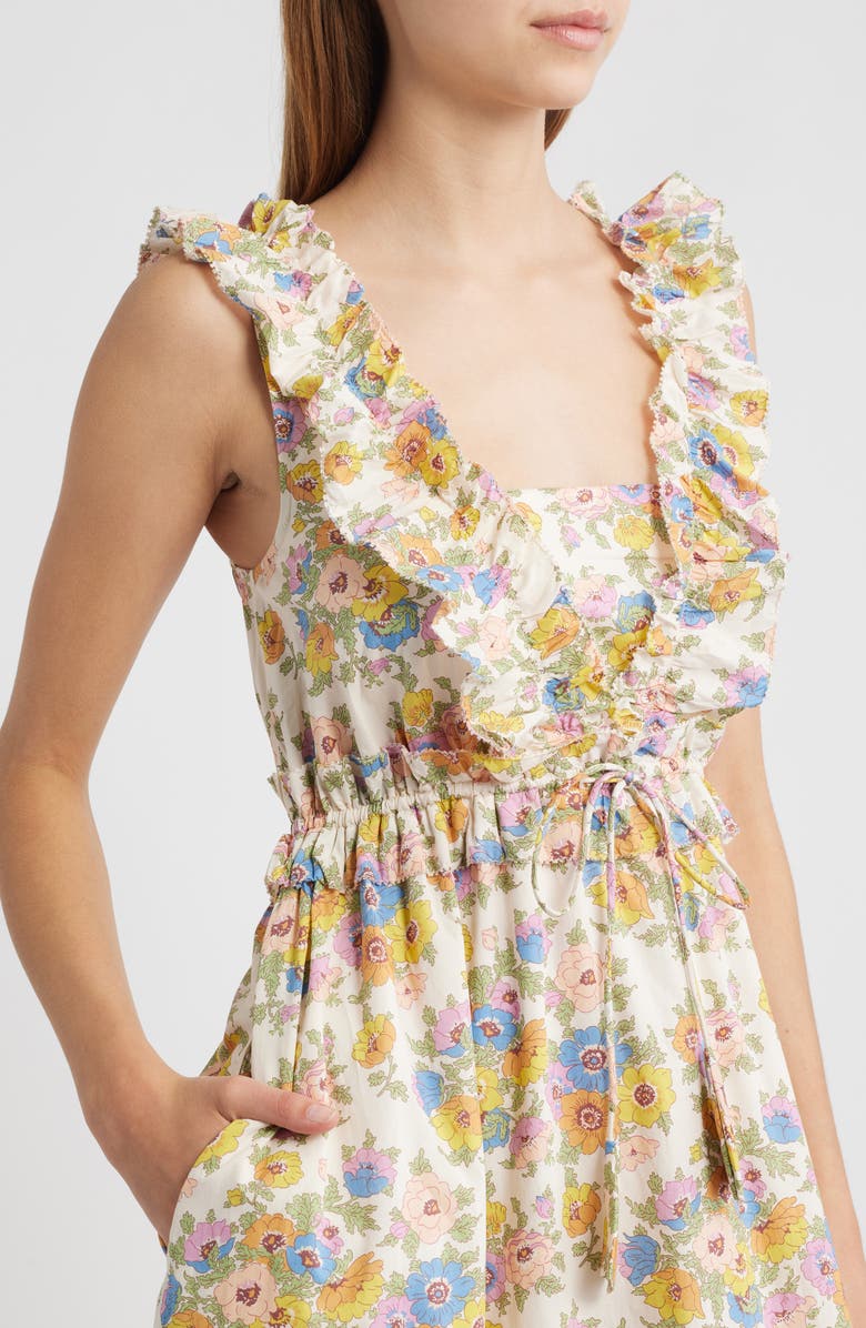 LOVE THE LABEL Penida Floral Cotton Dress, Alternate, color, 
