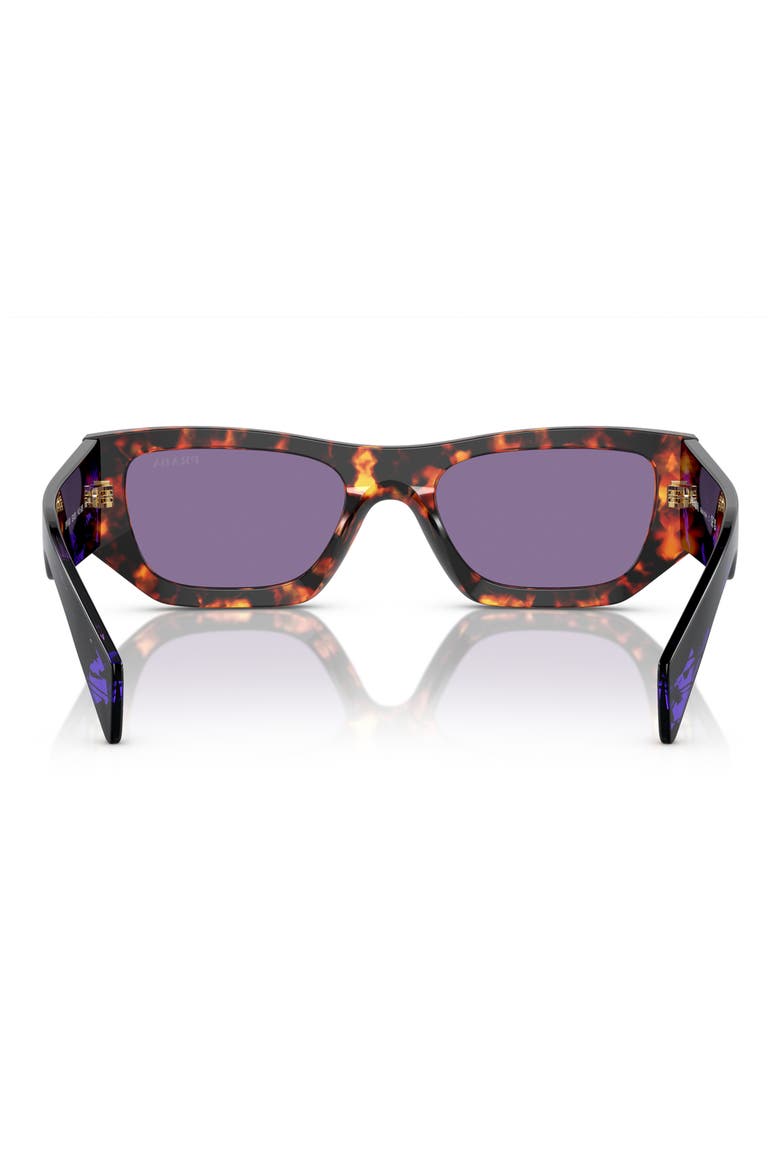 53mm Pillow Sunglasses, Alternate, color, HAVANA