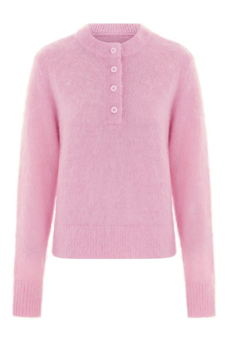 Henny Henley Sweater, Alternate, color, PINK