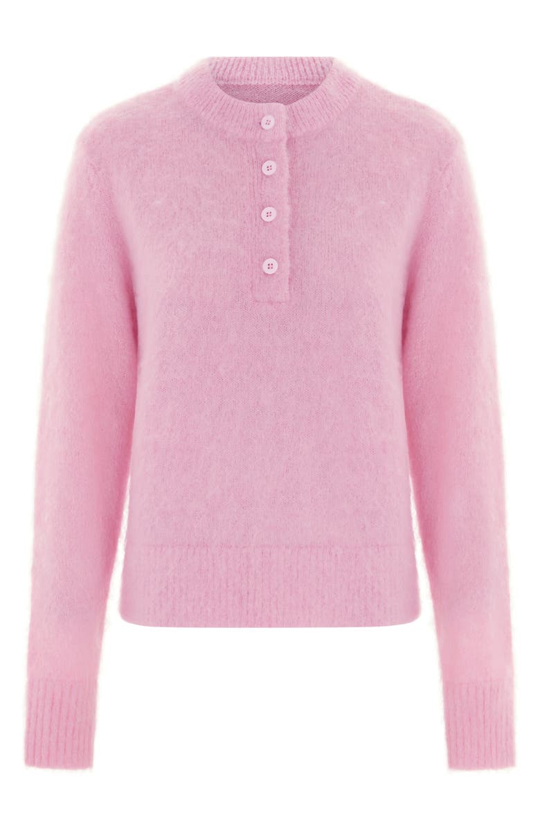 ALIGNE Henny Henley Sweater, Alternate, color, Pink