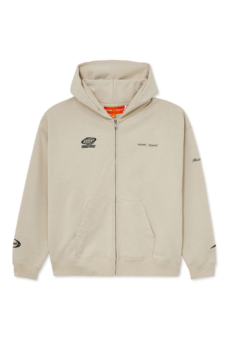 Ashlam Full Zip Graphic Hoodie, Alternate, color, STONE