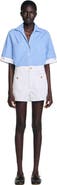SANDRO High waist denim shorts
