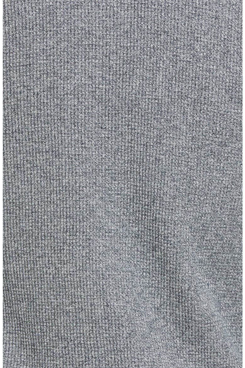 Mouliné Thermal Pima Cotton Long Sleeve Pullover, Alternate, color, COASTAL/ LECHE