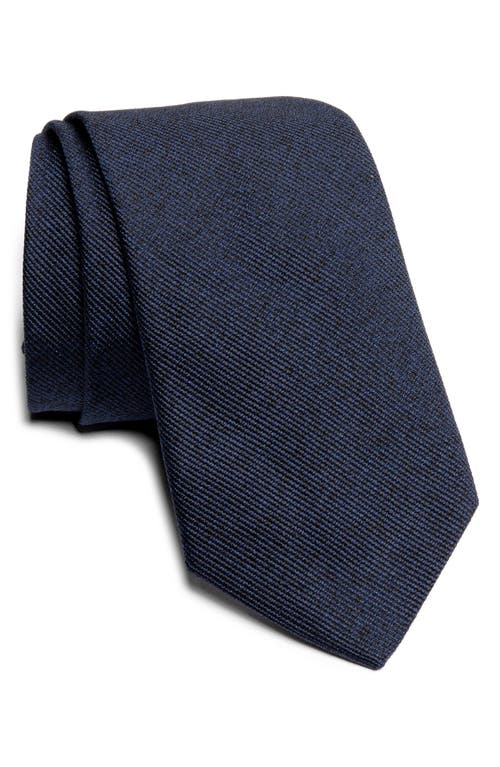 Jack Victor Bowman Solid Silk Blend Tie in Navy  product