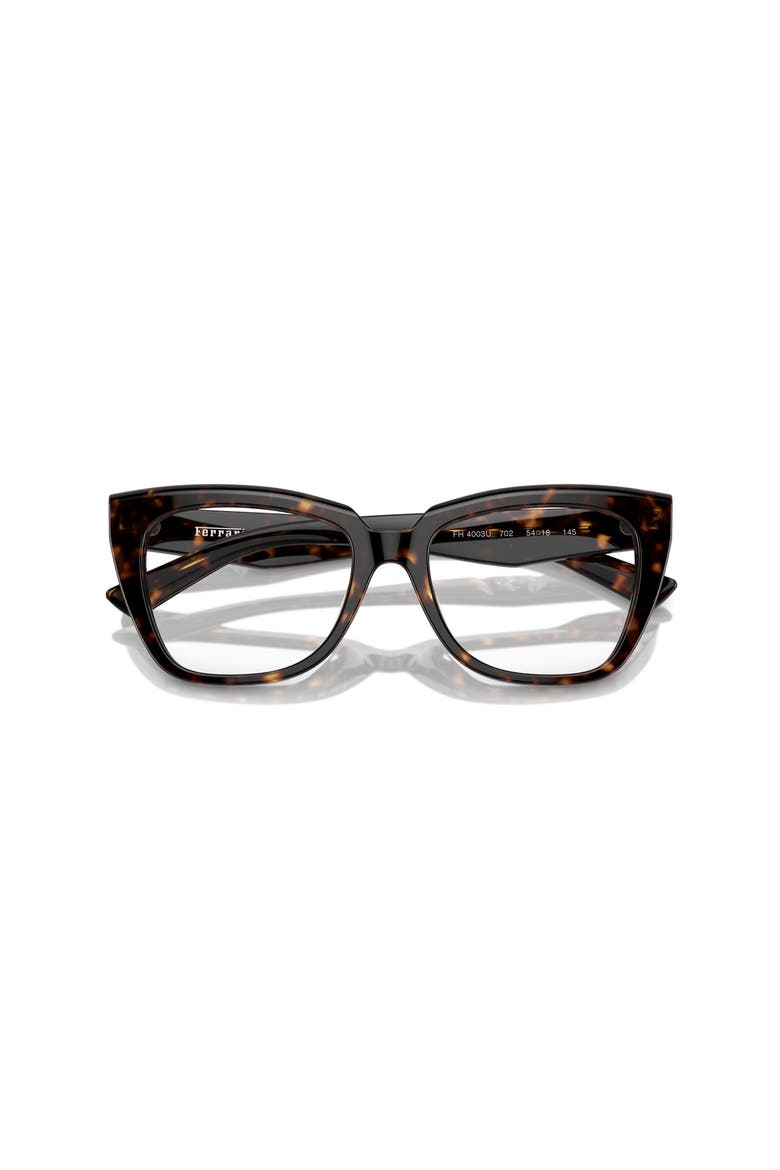 54mm Square optical glasses, Alternate, color, Tortoise