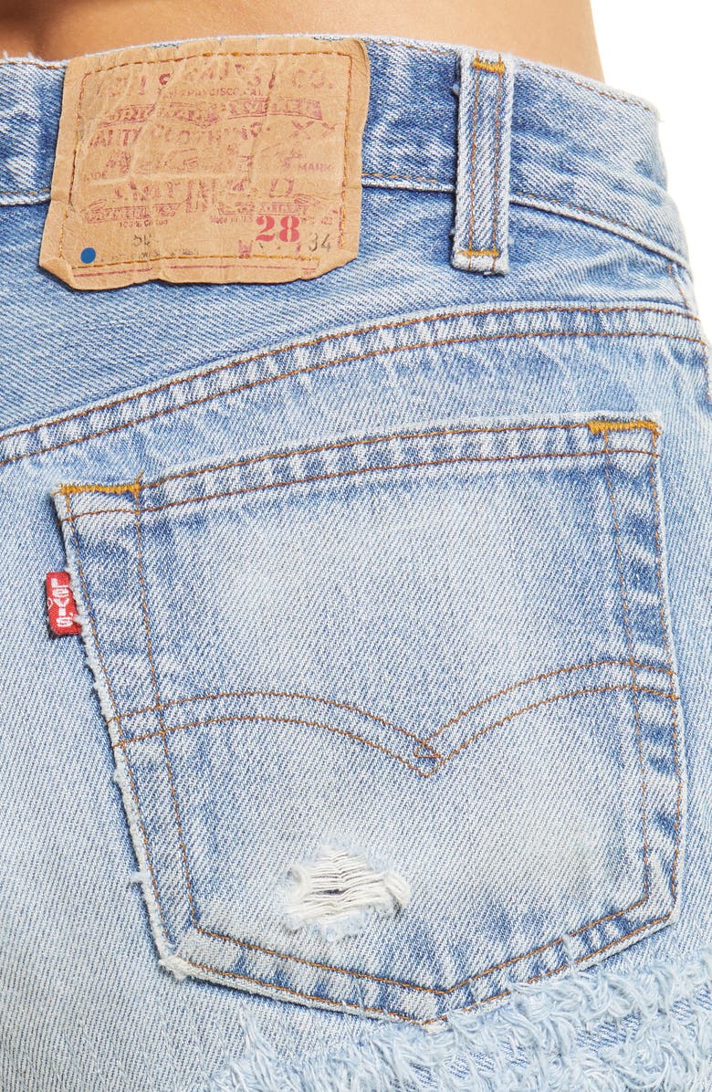 Levi's<sup>®</sup> Authorized Vintage 501<sup>®</sup> Button Fly Denim Shorts, Alternate, color, 